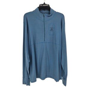 Good Move by Life is good mens large semi fitted blue long sleeve thumb holes